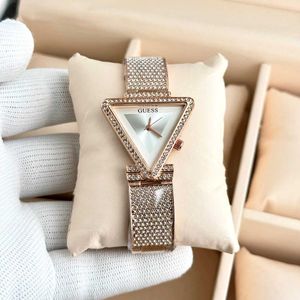 Guess Triangle Crystal Watch PREMIUM QUALITY LADIE