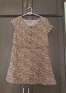 Floral Print Fit &amp; Flare Dress