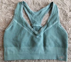 🛍️ Sporty &amp; Rich Mesh Racerback Sports Bra