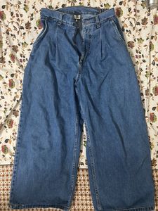 Wide Leg Denim Jeans