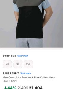 Colorblock Polo Neck T-Shirt