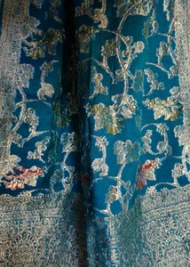 Partywear Teal Anarkali Suit with Dupatta