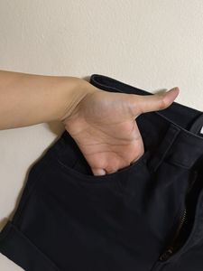 Black High Waist Shorts