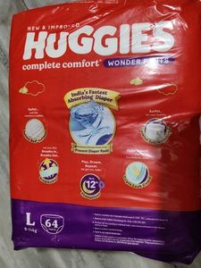 Huggies Wonder Pants Diapers - Size L (64 ct)