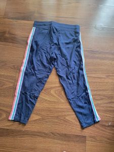 Navy Blue Striped Jogger Pants