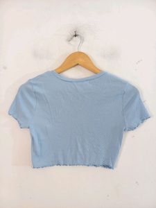 Blue Crop Top Women's)