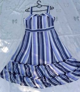 Elegant Striped Summer Dress