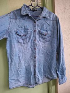 Classic Blue Denim Shirt
