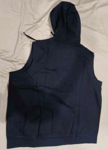 Men's Sleeveless Zip-Up Hoodie Plus Size