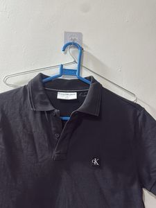 Calvin Klein Black Polo T-Shirt