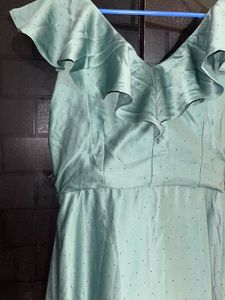 Chic Polka Dot Ruffle Dress