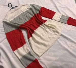 Pinterest Striped Long Sleeve Sweater