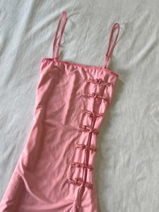 Vintage Pink Micro Mini Dress
