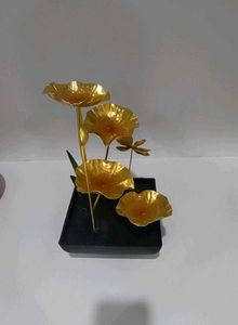 Golden Lotus Water Fountain