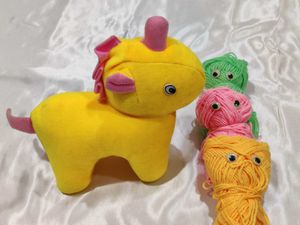 Cute Yellow Plush Toy