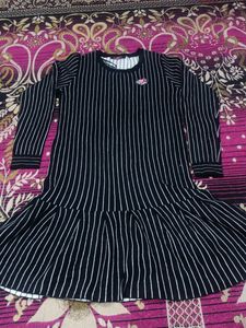 Black Long Woolen Top