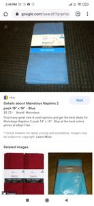 Branded Table cloth n napkin set