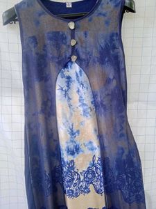 P 1- Boho Tie-Dye Maxi Dress