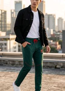 Men's Green "NY" Joggers LOWER