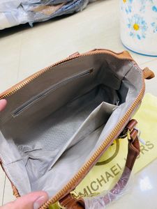 Michael Kors Signature Logo Satchel Bag