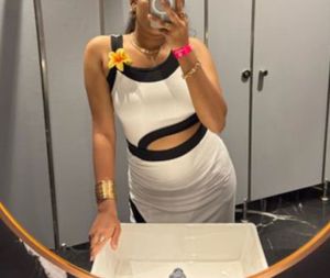 Chic Two-Piece Cutout Midi Dress