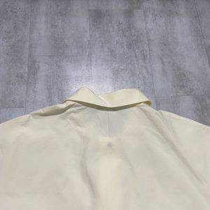 Men's Short Sleeve Cream Shirt