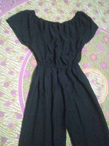 Black Off-Shoulder Jumpsuit