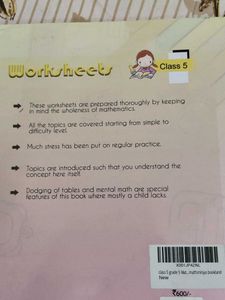 Class 5 Mathematics Practice Worksheets