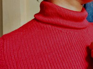 Sparkling Red Knit Top