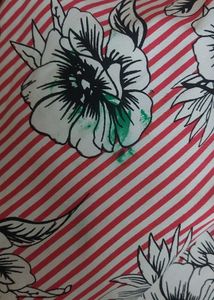 Chic Striped Floral Print Dress