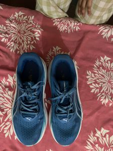 Blue Puma Running Shoes