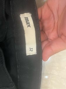max black skin fit denim
