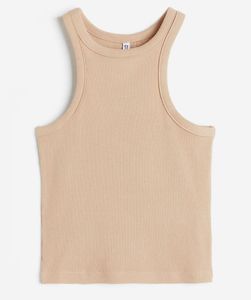 Ribbed Racerback Tank Top