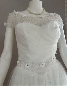 Beautiful wedding gown