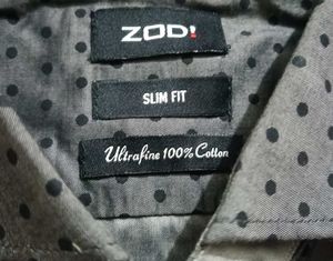 ZOD! Slim Fit Dotted Casual Shirt