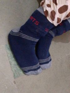 Blue Sports Socks