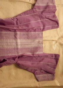 Purple ethnic kurta