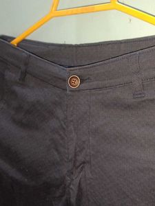 Men's Black Slim Fit Trousers