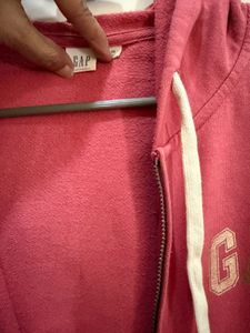 Original Gap Pink Zip-Up Hoodie