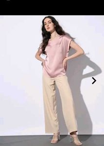 Elegant Pink Satin Top