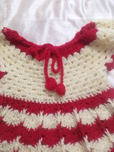 Woollen Baby Dress Set