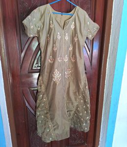 Grey Anarkali Kurta