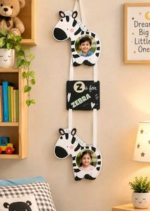 Fisher-Price Wooden Photo Frame Hanging Zebra