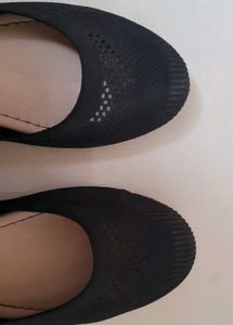Bata Black Ballet Flats
