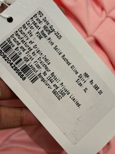 Pretty Pink Draped Aline Skirt