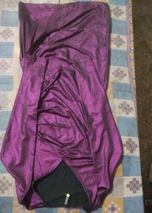 Chic Ruched V-Neck Party Dress