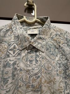 Floral Print Button-Up Shirt