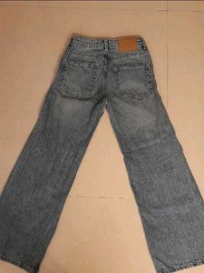 Wide Leg Denim Jeans