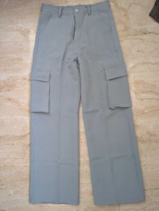 Retro Greyish green  Cargo Pants