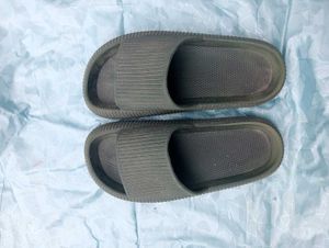 Modernist Olive Green Slides